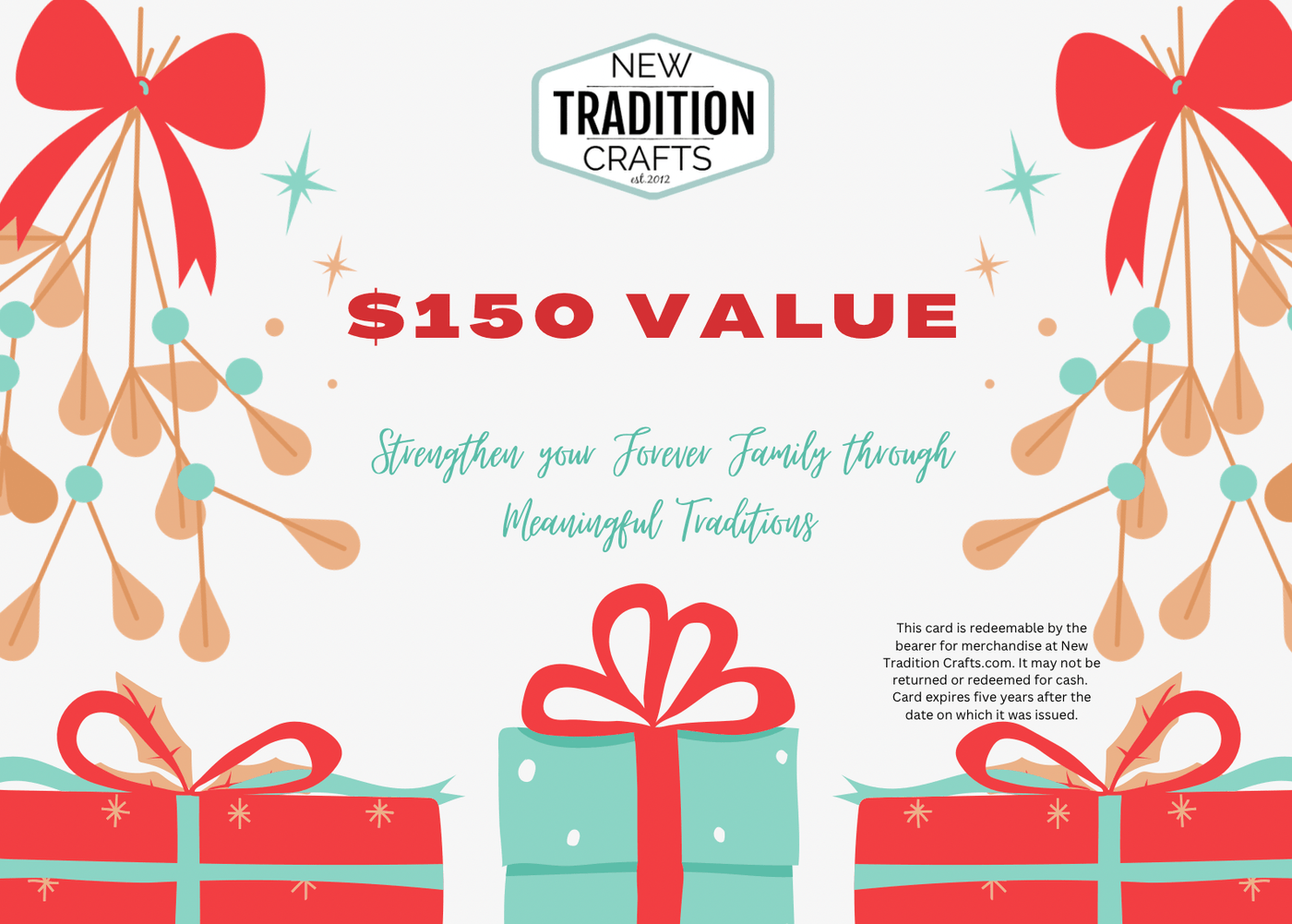 New Tradition Crafts Gift Card