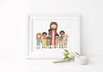 Christ and Children of the World Print